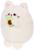 Мягкая игрушка «Котик с авокадо», цвет белый, 25 см