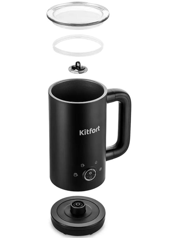 Капучинатор Kitfort КТ-779, 500 Вт, 0.3 л, 4 режима, чёрный