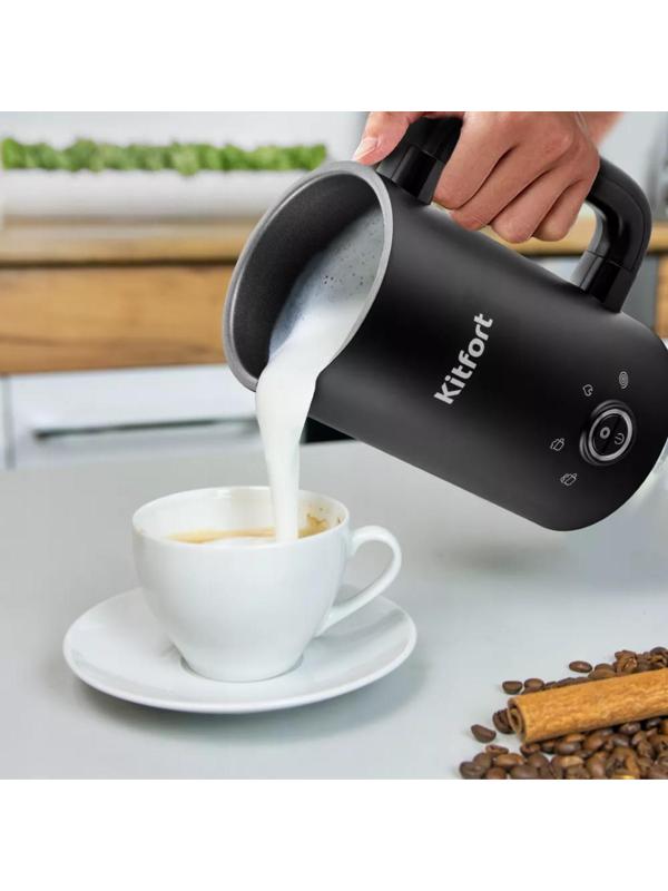 Капучинатор Kitfort КТ-779, 500 Вт, 0.3 л, 4 режима, чёрный
