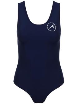 Купальник слитный, классика, спортивный, цвет синий, р. 52
