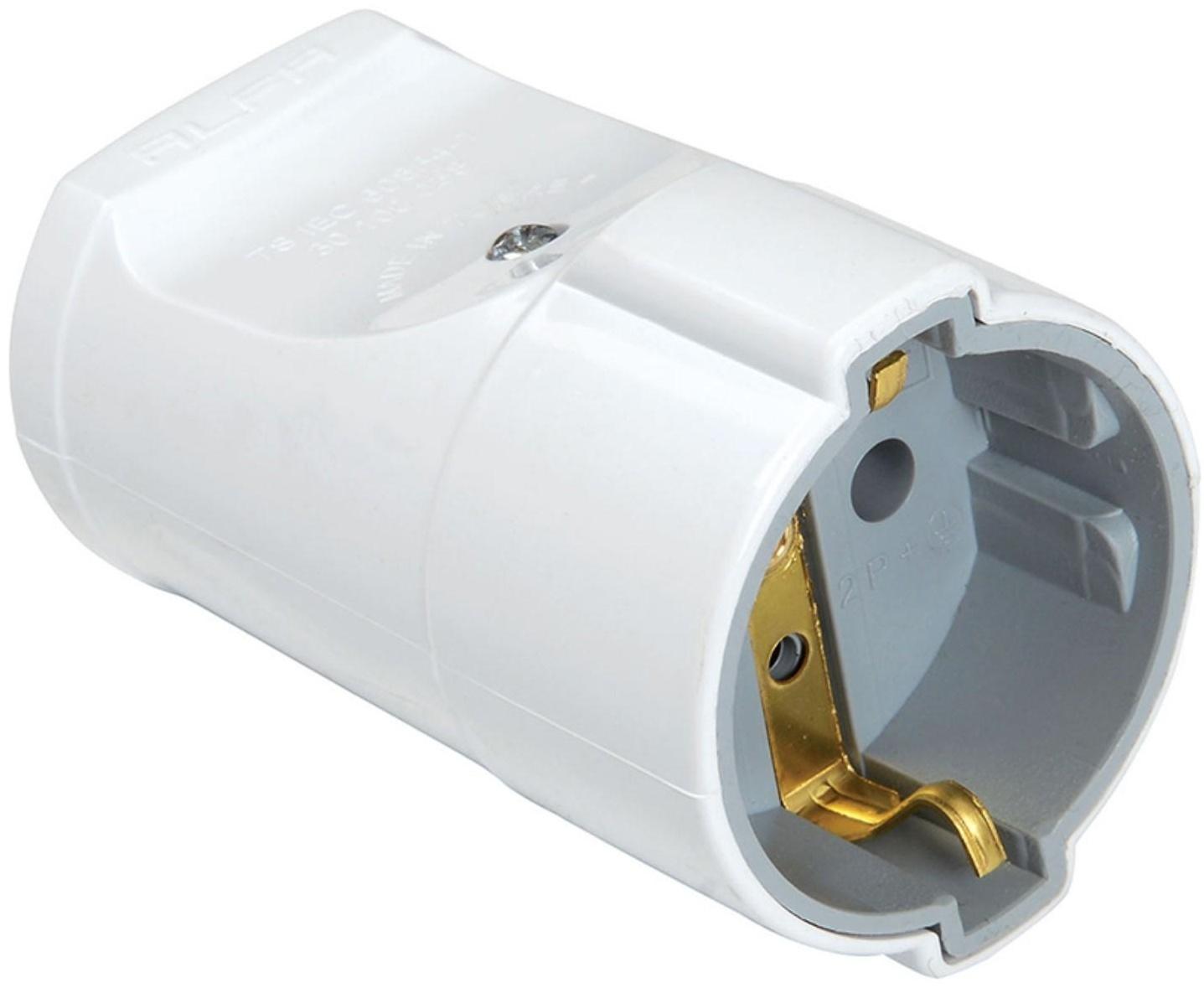 Гнездо штепсельное DORI с з/к,  шт