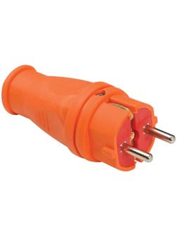 Каучук вилка прямая DORI с з/к евро оранжевая, шт