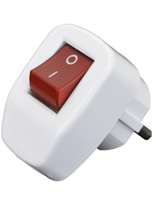 Вилка с выключателем AY-KA с/з