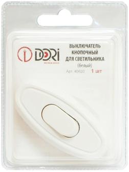Выключатель кнопочный  DORI для бра белый