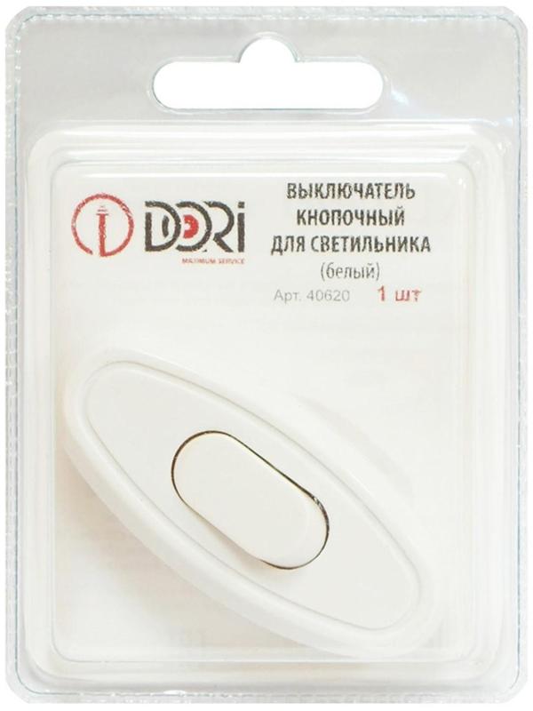 Выключатель кнопочный  DORI для бра белый