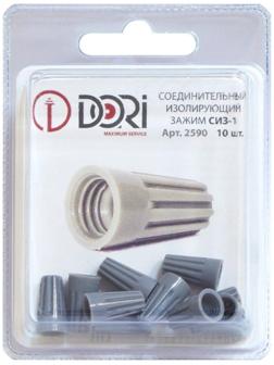 Соединительный изолирующий зажим DORI СИЗ-1 (1,0-3,0мм2), 10шт в блистере