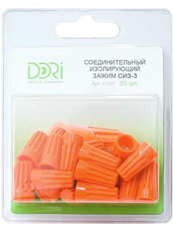 Соединительный изолирующий зажим DORI СИЗ-3 (1,5-6,0мм2), 25шт в блистере