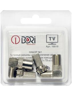 Комплект TV разъёмов DORI №1 (4шт)