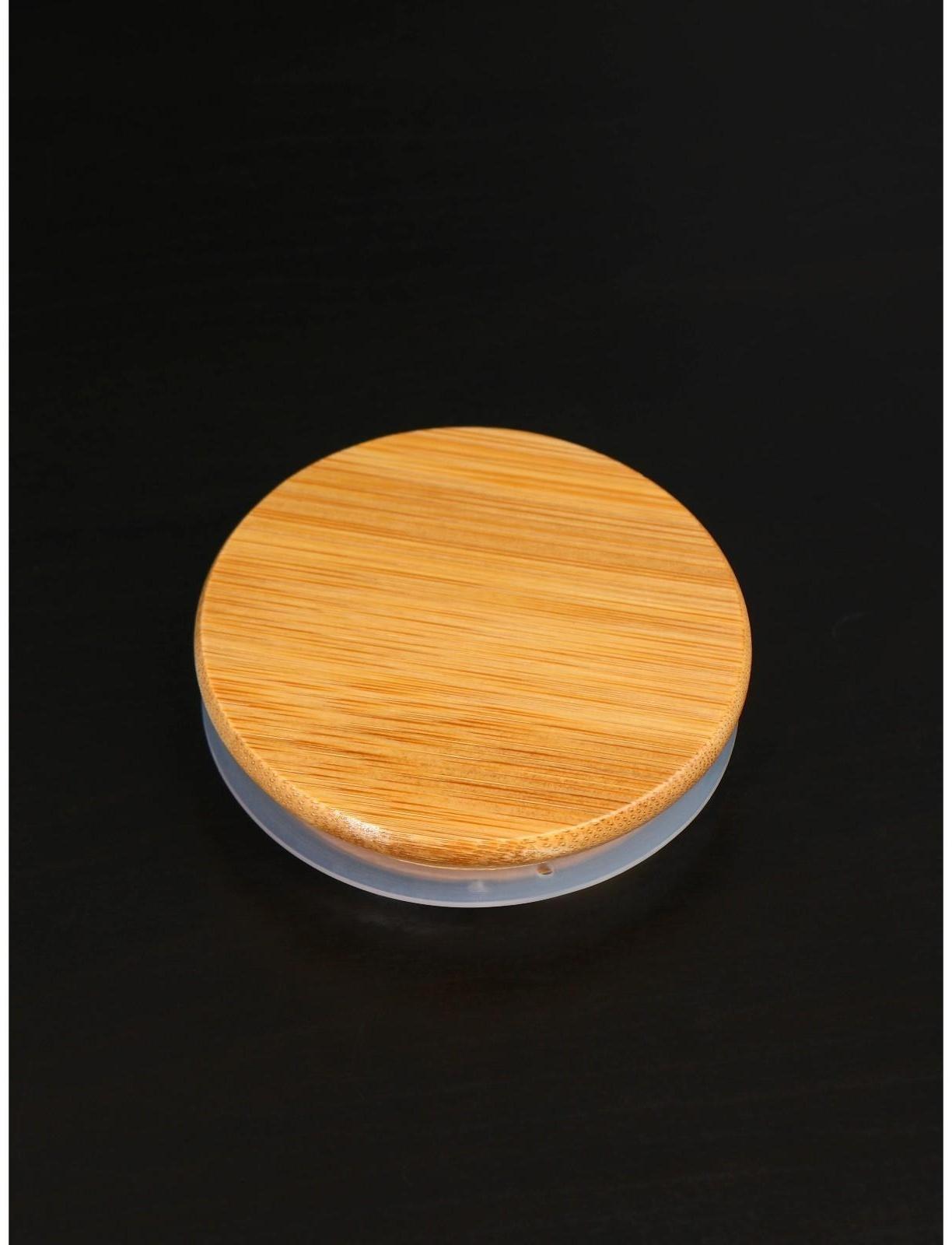 Крышка для чайника BellaTenero «ЭКО», d=8,1 см (7 см), бамбук, металл