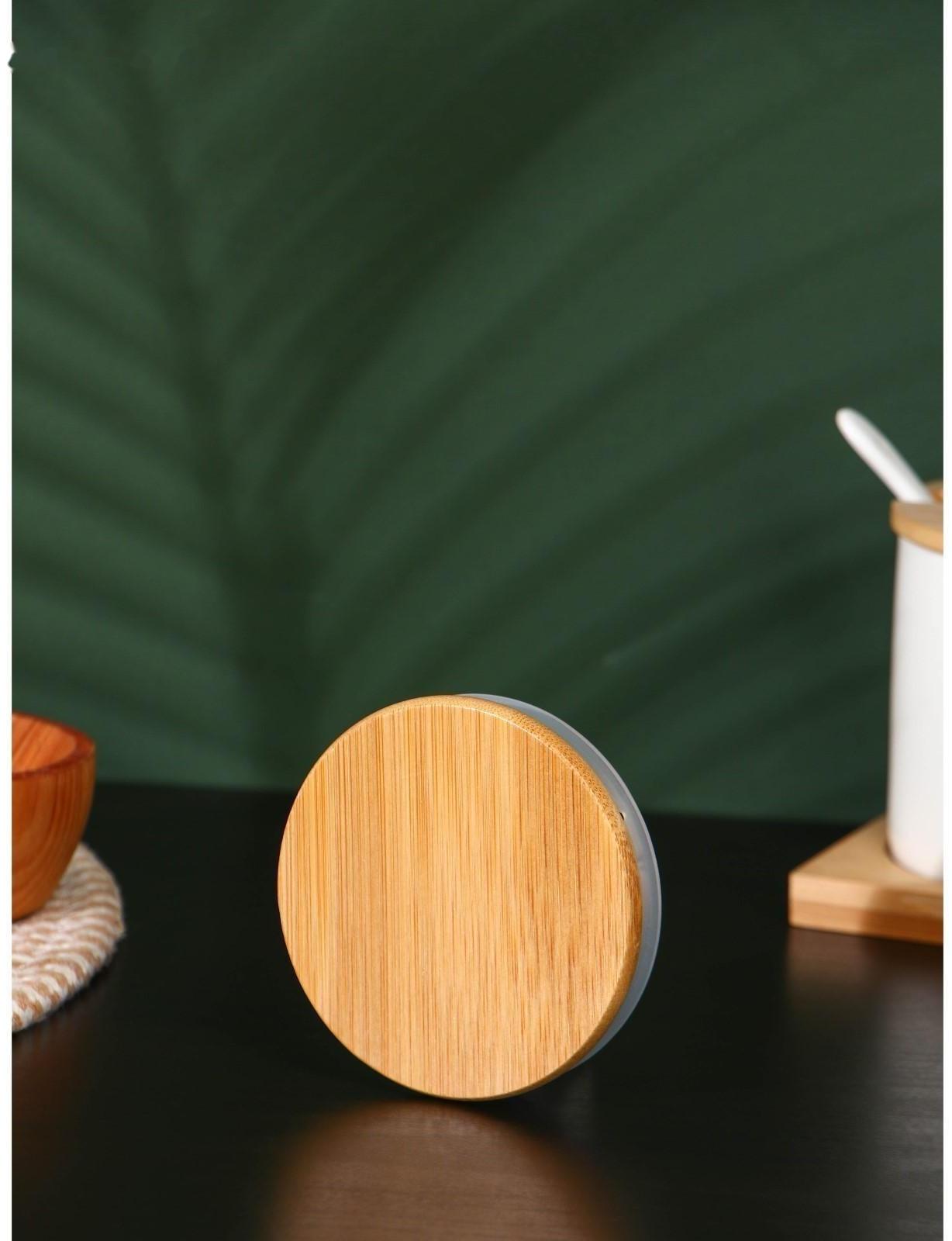 Крышка для чайника BellaTenero «ЭКО», d=8,1 см (7 см), бамбук, металл