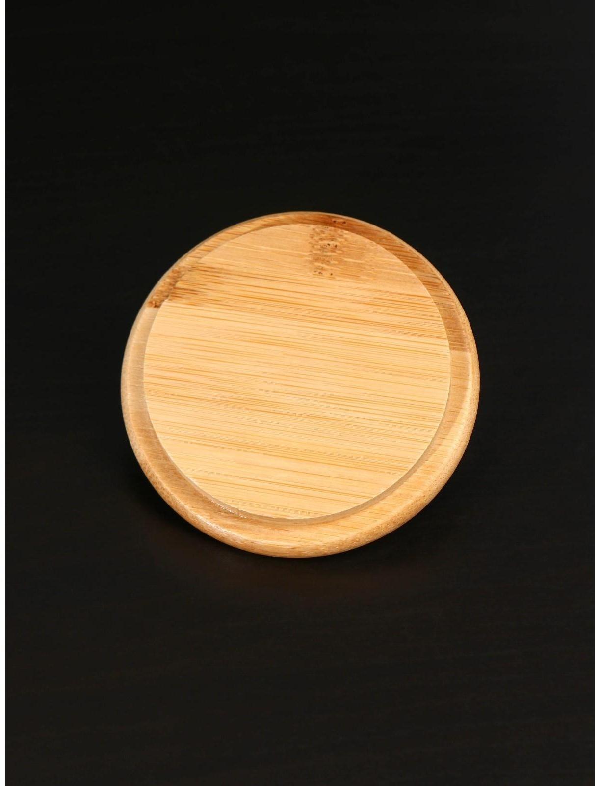 Крышка для чайника с ручкой BellaTenero «ЭКО», d=8,1 см (7 см), бамбук