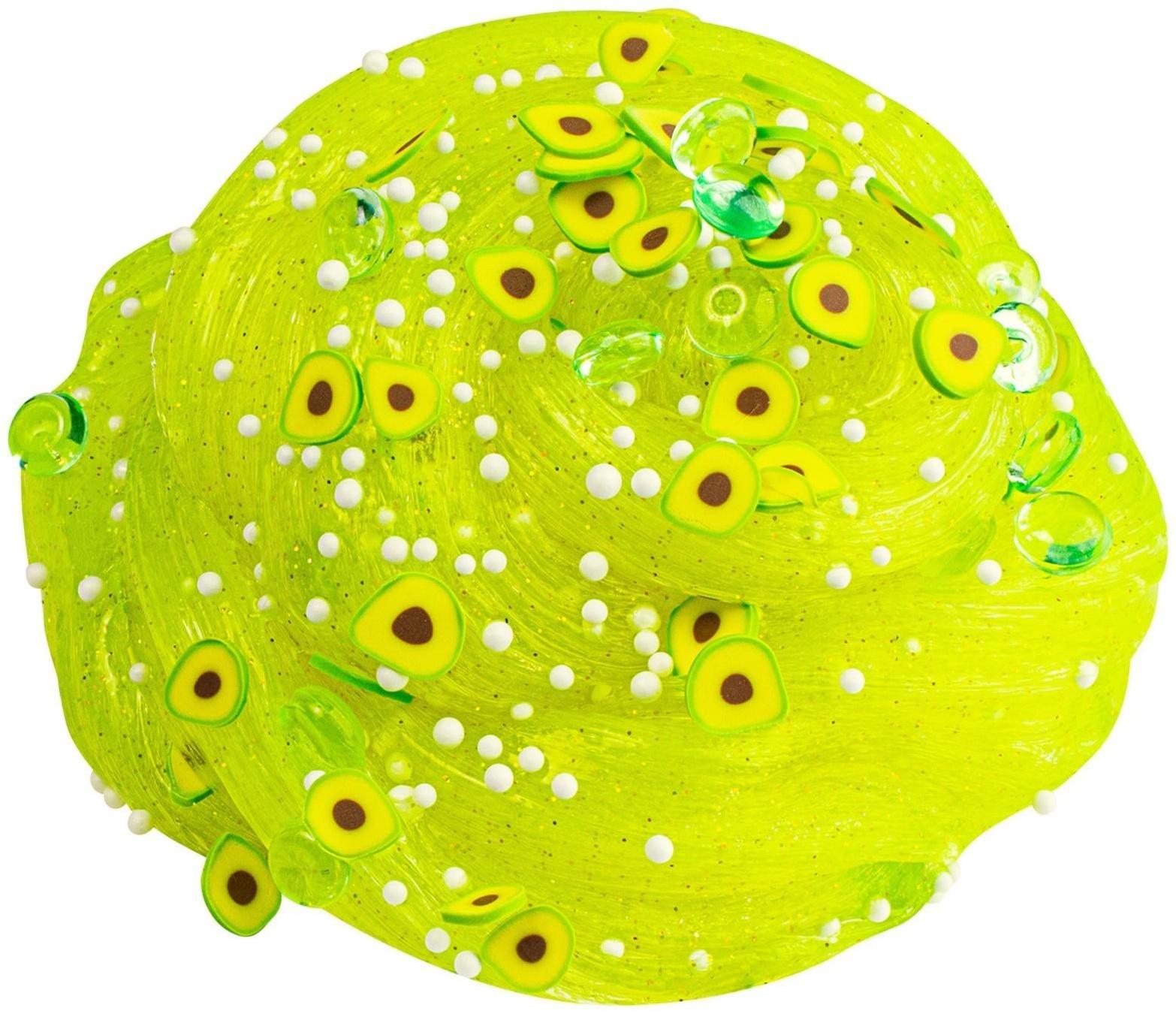 Слайм, Emoji-slime, жёлтый, 110 г, Влад А4