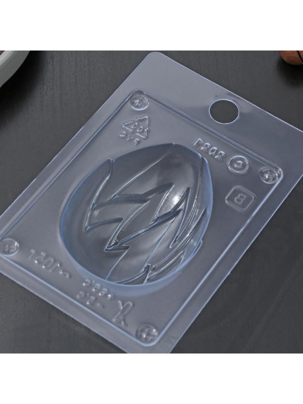 Форма для шоколада «Яйцо Лотос», 8,4×6,2×3 см, цвет прозрачный