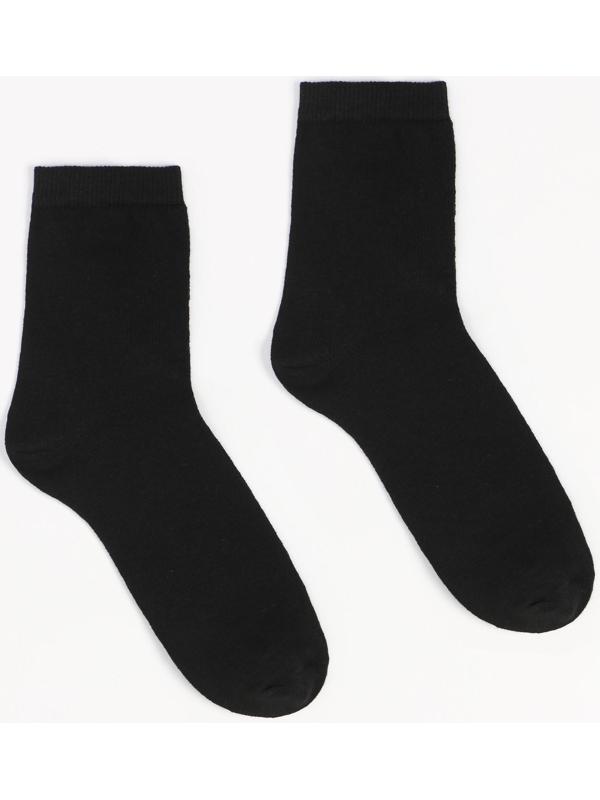 Носки мужские, цвет чёрный, размер 25