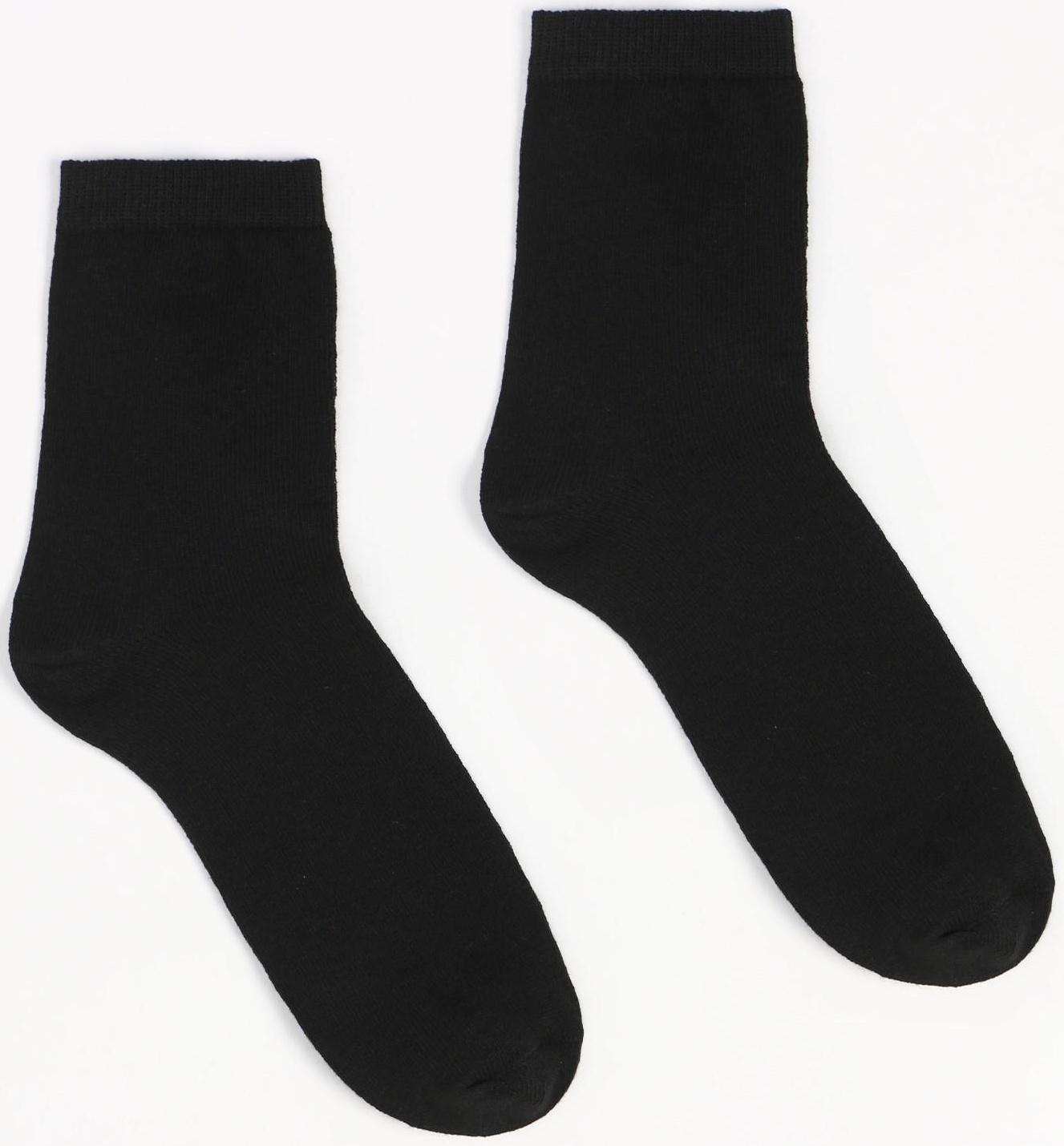 Носки мужские, цвет чёрный, размер 27