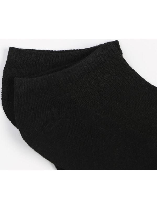 Носки мужские укороченные сетка, цвет чёрный, размер 27