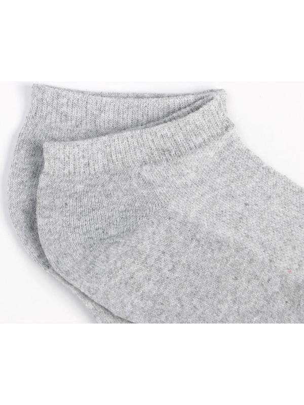 Носки мужские укороченные сетка, цвет серый, размер 27