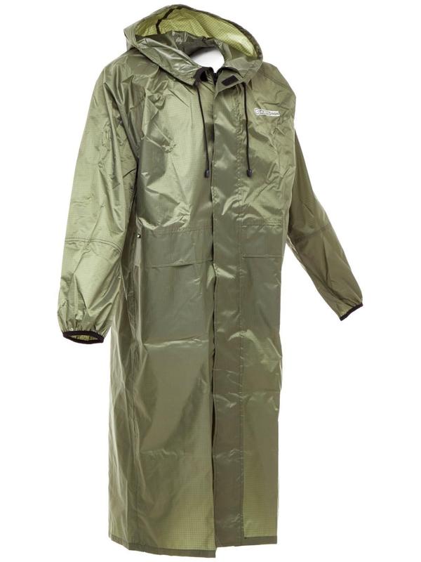 Плащ влаговетрозащитный, ткань: таффета 3000 мм, зеленый, 48-50/176