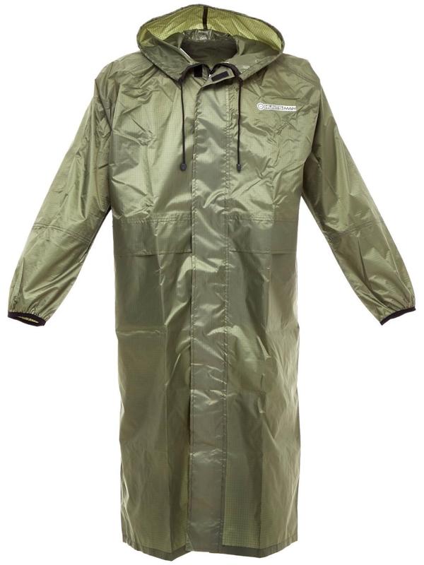 Плащ влаговетрозащитный, ткань: таффета 3000 мм, зеленый, 48-50/176