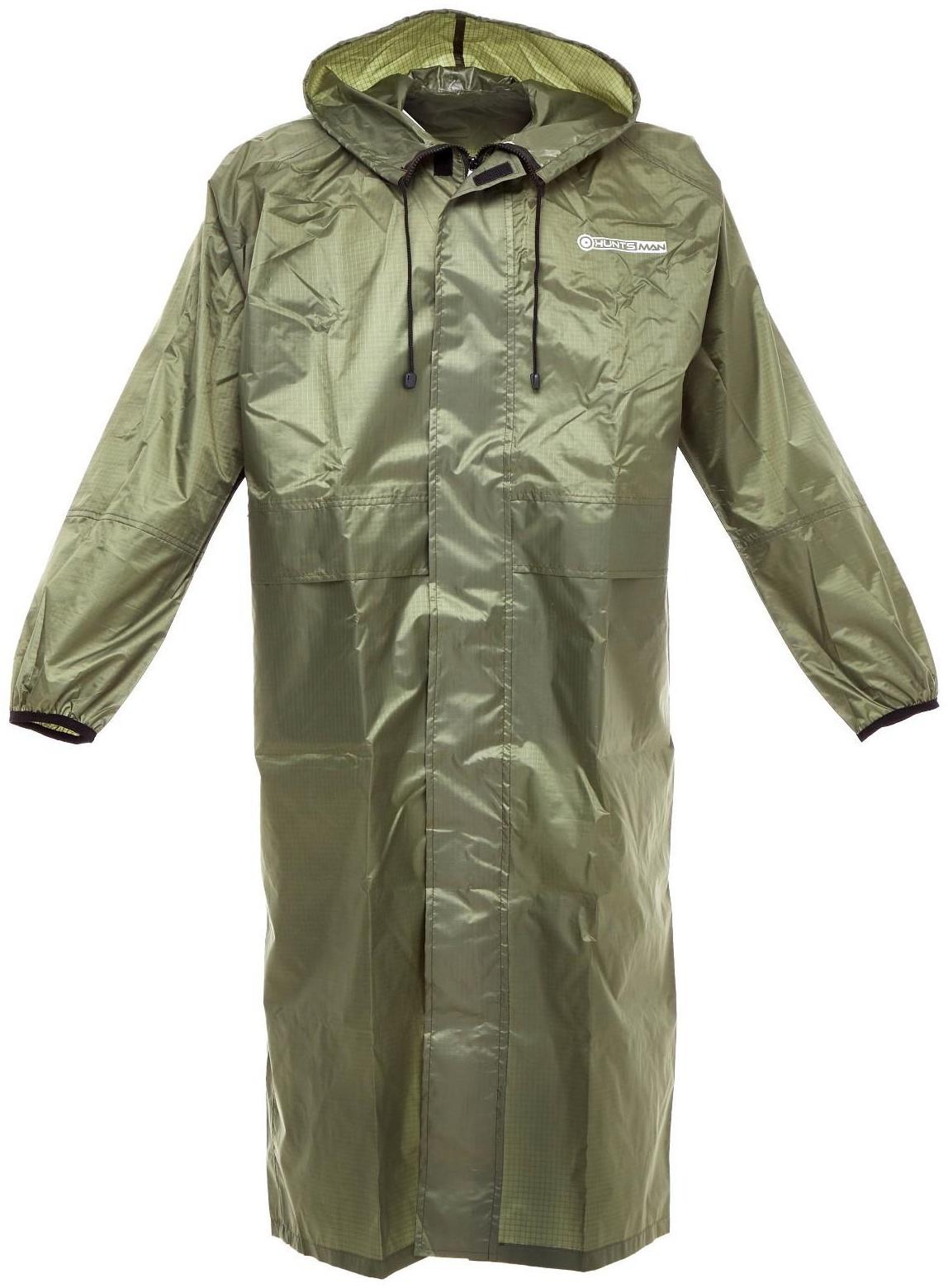 Плащ влаговетрозащитный, ткань: таффета 3000 мм, зеленый, 52-54/182