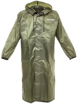 Плащ влаговетрозащитный, ткань: таффета 3000 мм, зеленый, 52-54/182
