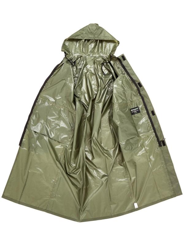 Плащ влаговетрозащитный, ткань: таффета 3000 мм, зеленый, 52-54/182