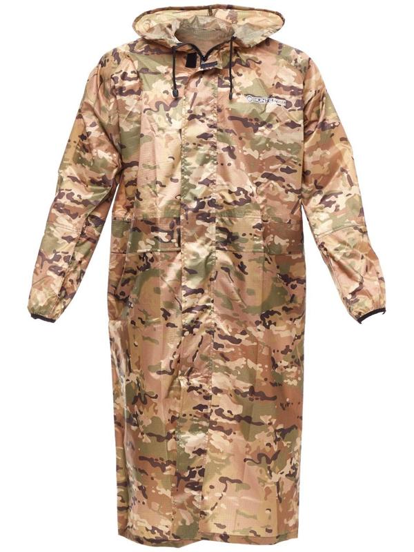 Плащ влаговетрозащитный, ткань: таффета 3000 мм, мультикам, 48-50/176