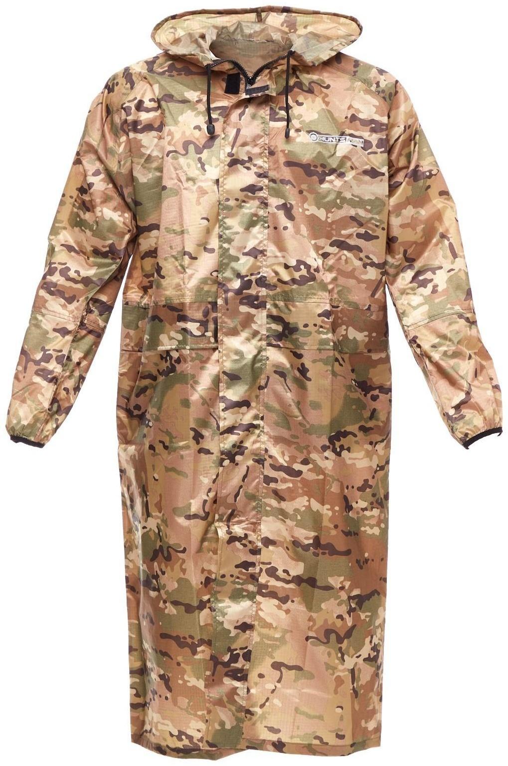 Плащ влаговетрозащитный, ткань: таффета 3000 мм, мультикам, 52-54/182