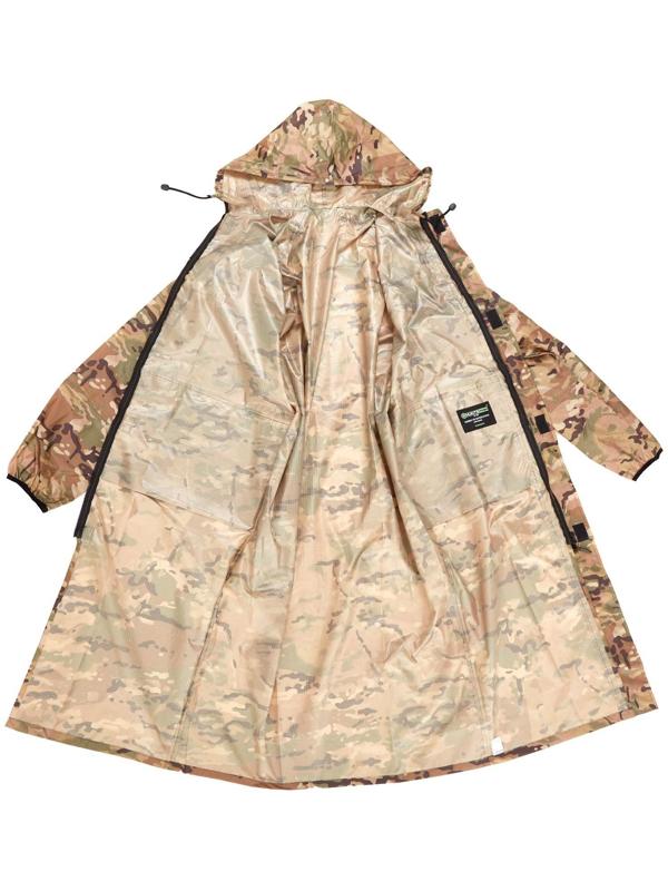 Плащ влаговетрозащитный, ткань: таффета 3000 мм, мультикам, 52-54/182