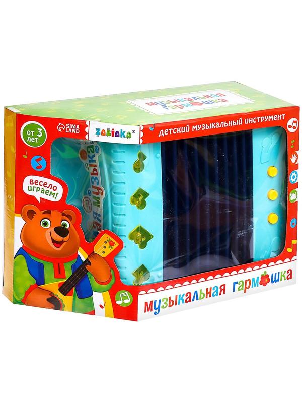 Музыкальная гармошка «Весело поём», цвета МИКС