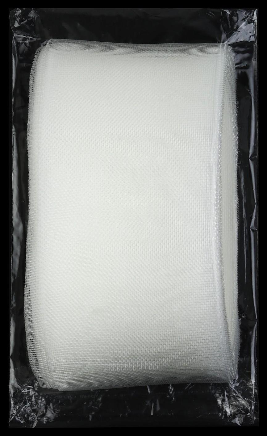 Шторная лента, 10 см, 25 м, цвет прозрачнный