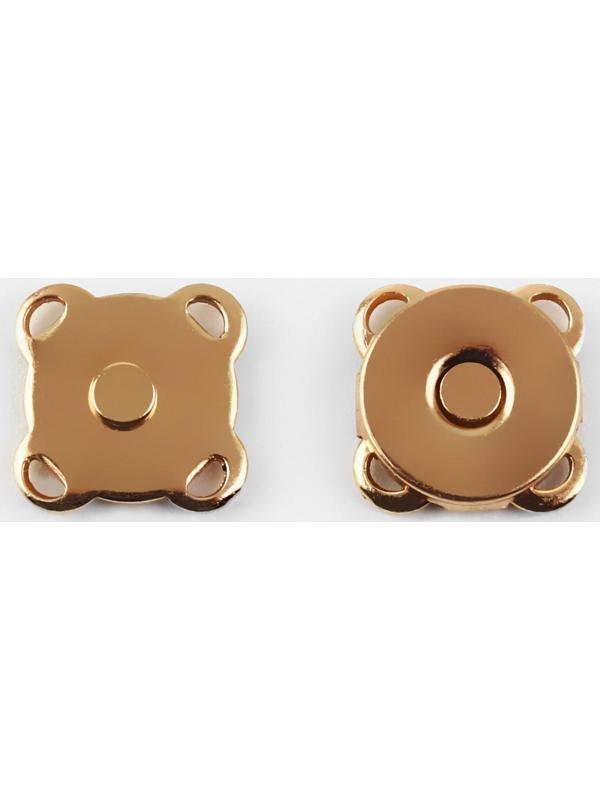 Кнопки магнитные пришивные, d = 10 мм, 10 шт, цвет золотой