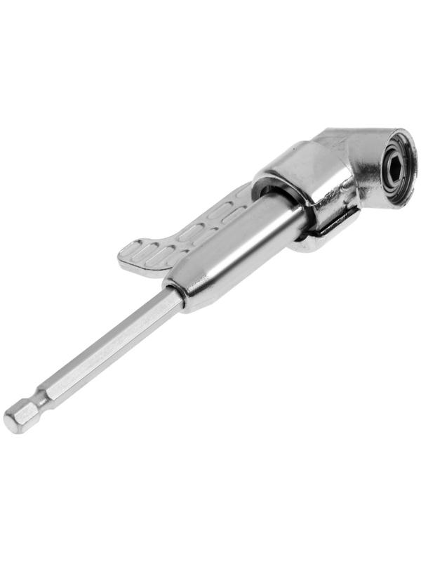 Адаптер угловой для дрели ТУНДРА, удлиненный, для работы в труднодоступоных местах