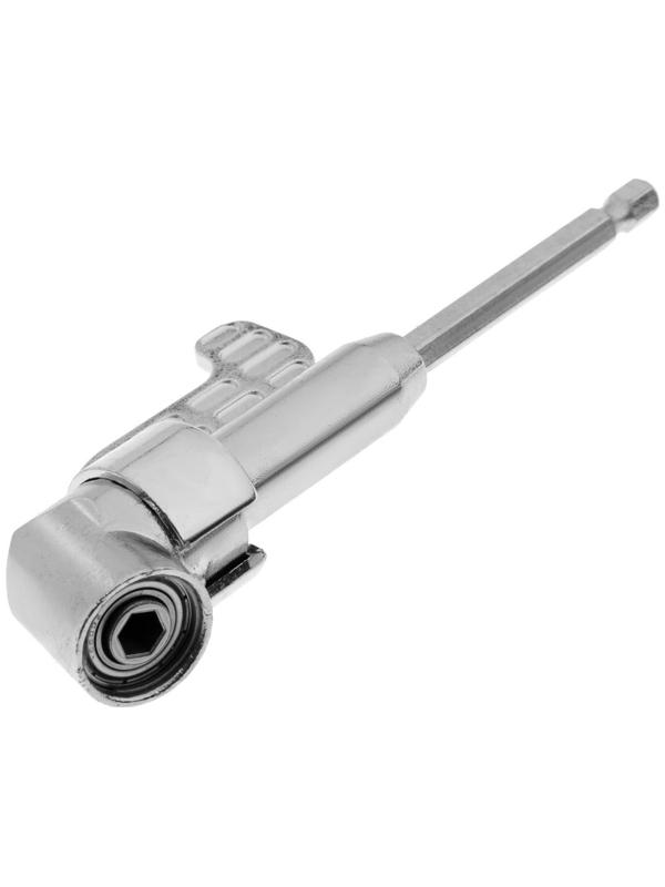 Адаптер угловой для дрели ТУНДРА, удлиненный, для работы в труднодоступоных местах