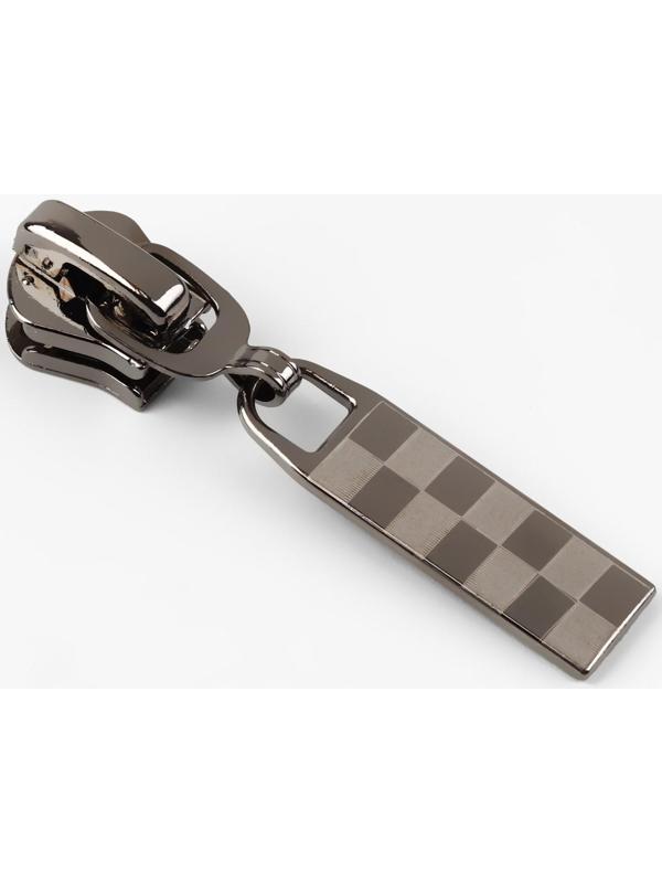 Замок автоматический для молнии «Трактор», №5, 10 шт, цвет чёрный никель