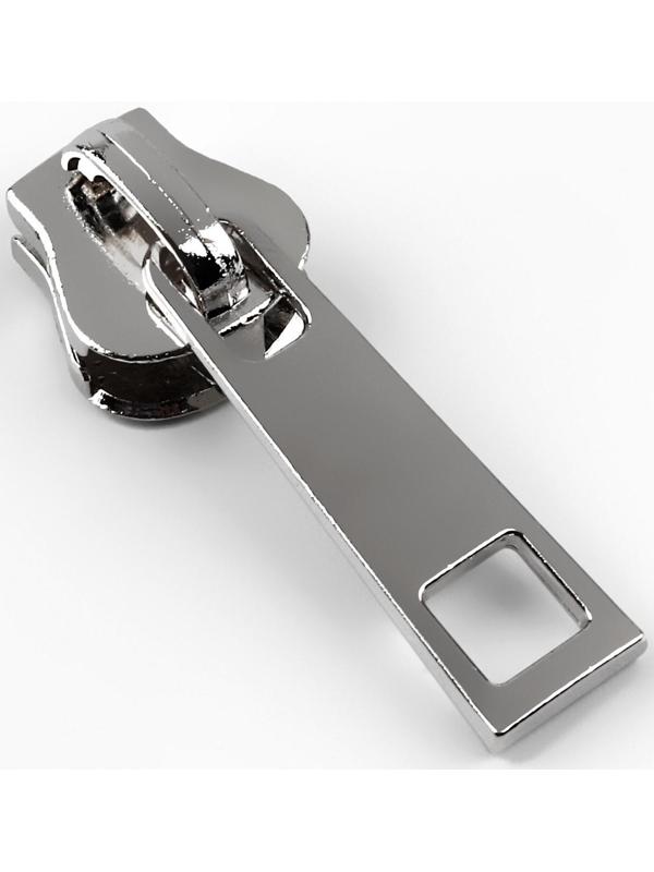 Замок автоматический для молнии «Трактор», №8, 10 шт, цвет никель