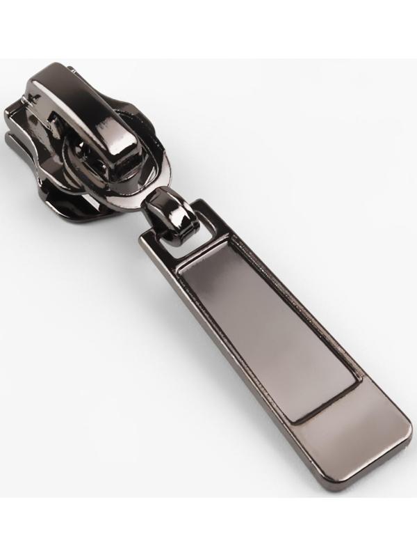 Замок автоматический для металлической молнии, №5, 10 шт, цвет чёрный никель