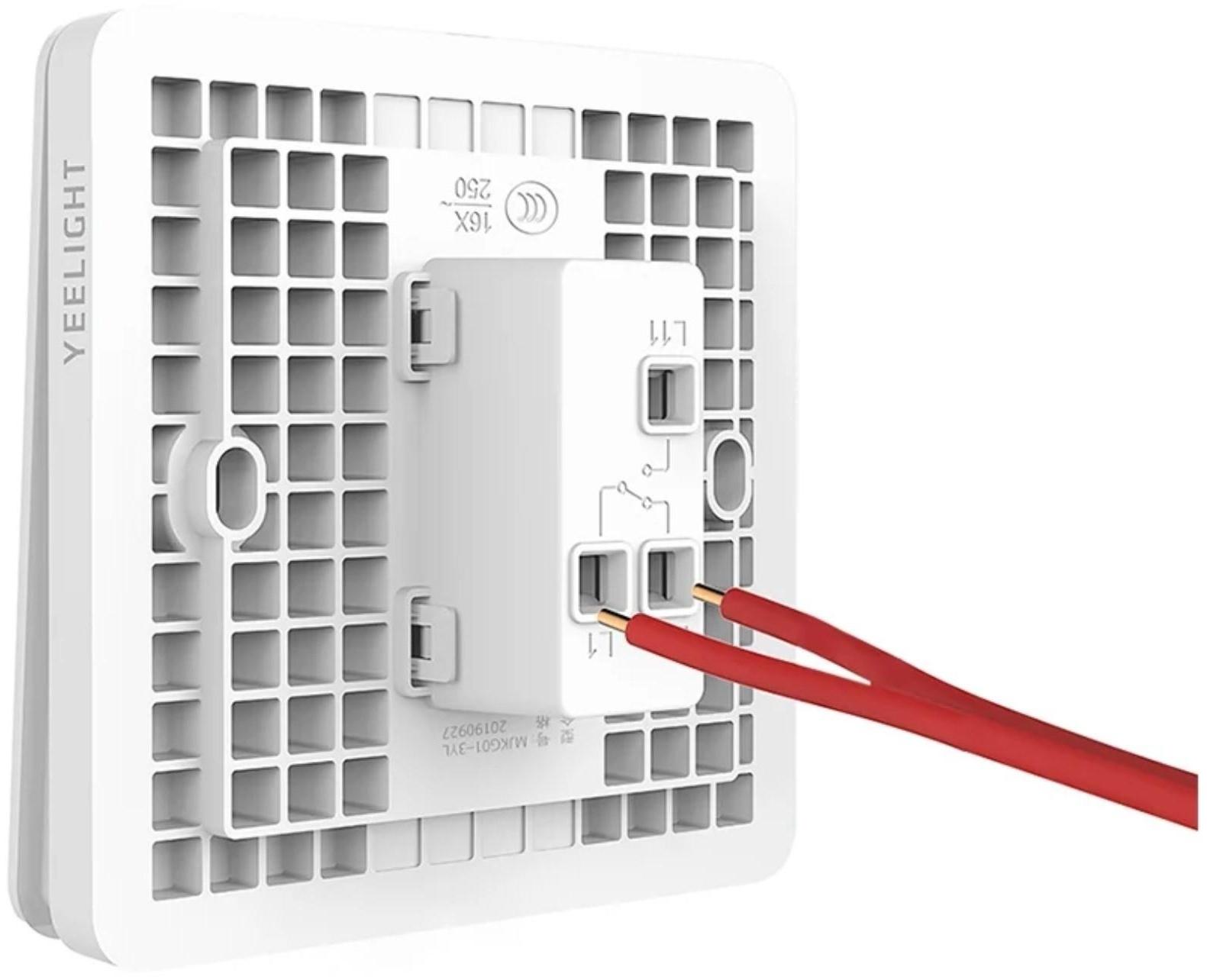 Умный выключатель Yeelight Smart Switch Light YLKG12YL, одна клавиша, BT, IP20