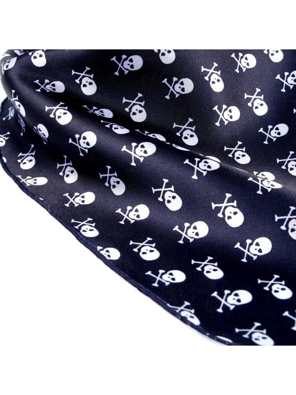 Карнавальный Набор:бандана с черепами,маска челюсти,латекс черная,т.наклейка