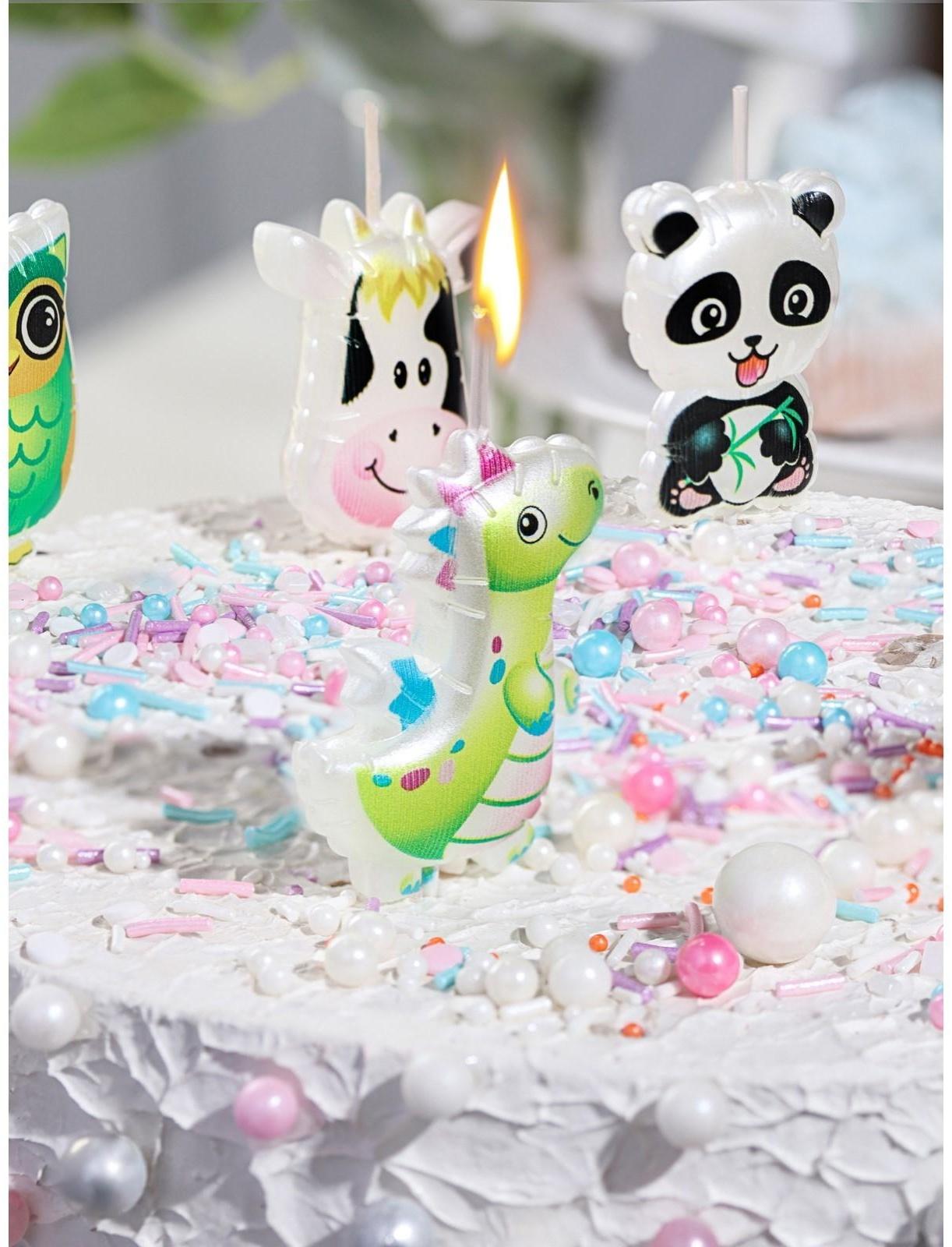 Свеча в торт на шпажке 