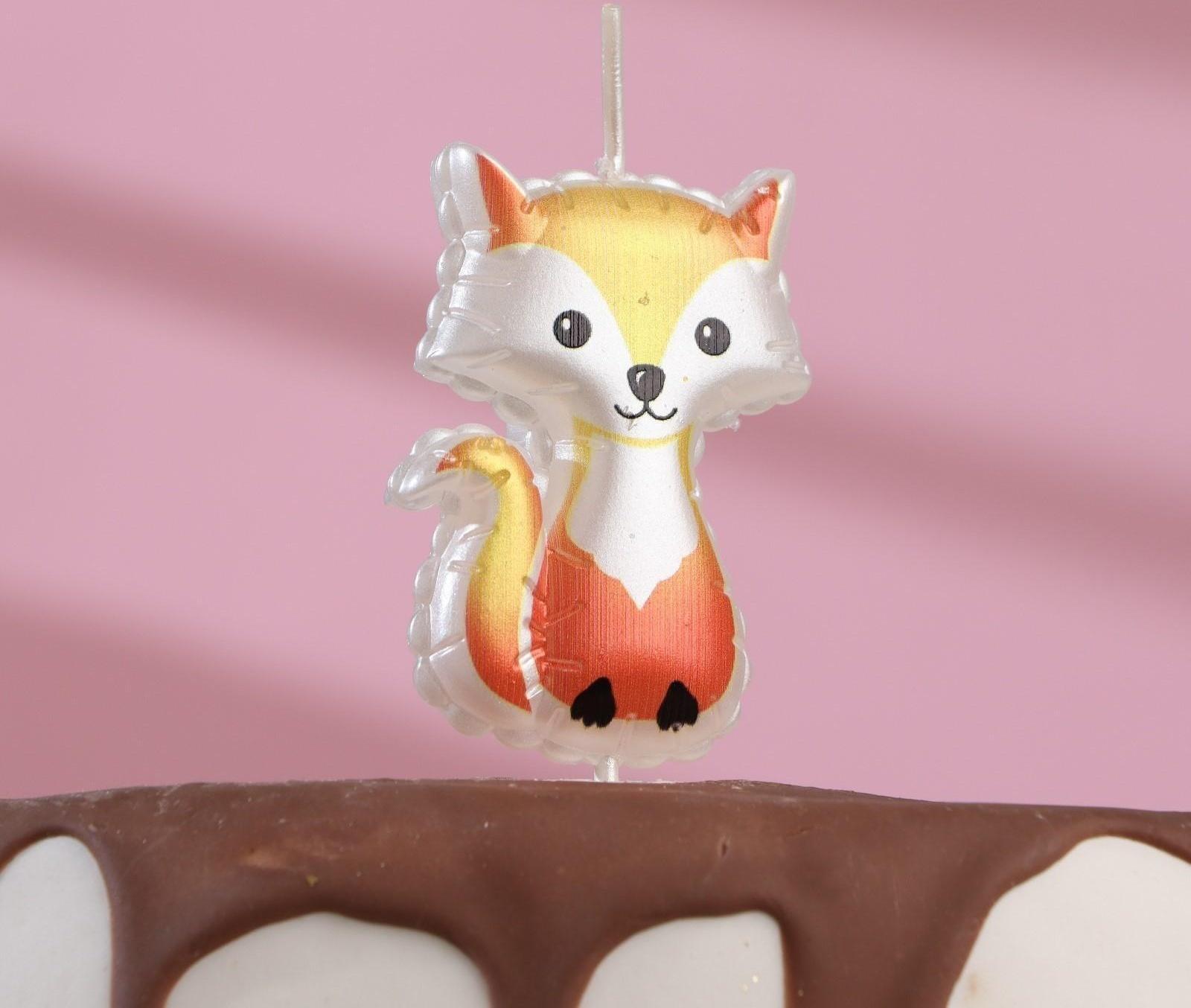 Свеча в торт на шпажке 