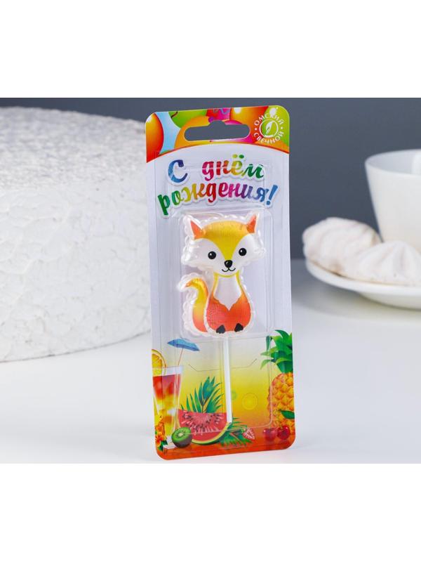 Свеча в торт на шпажке 