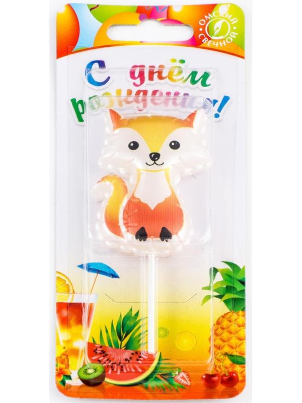 Свеча в торт на шпажке 