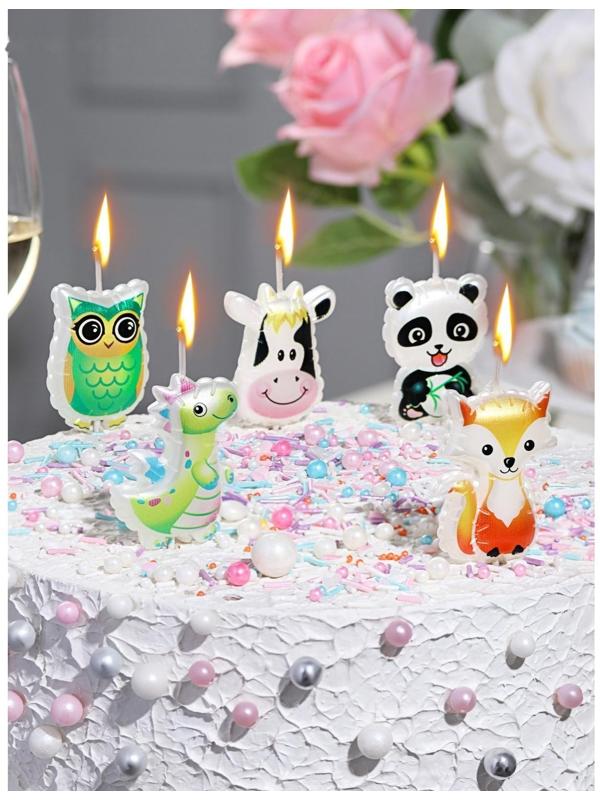 Свеча в торт на шпажке 