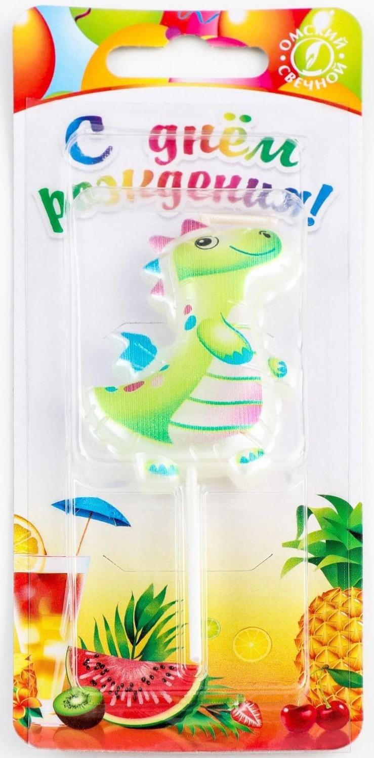 Свеча в торт на шпажке 