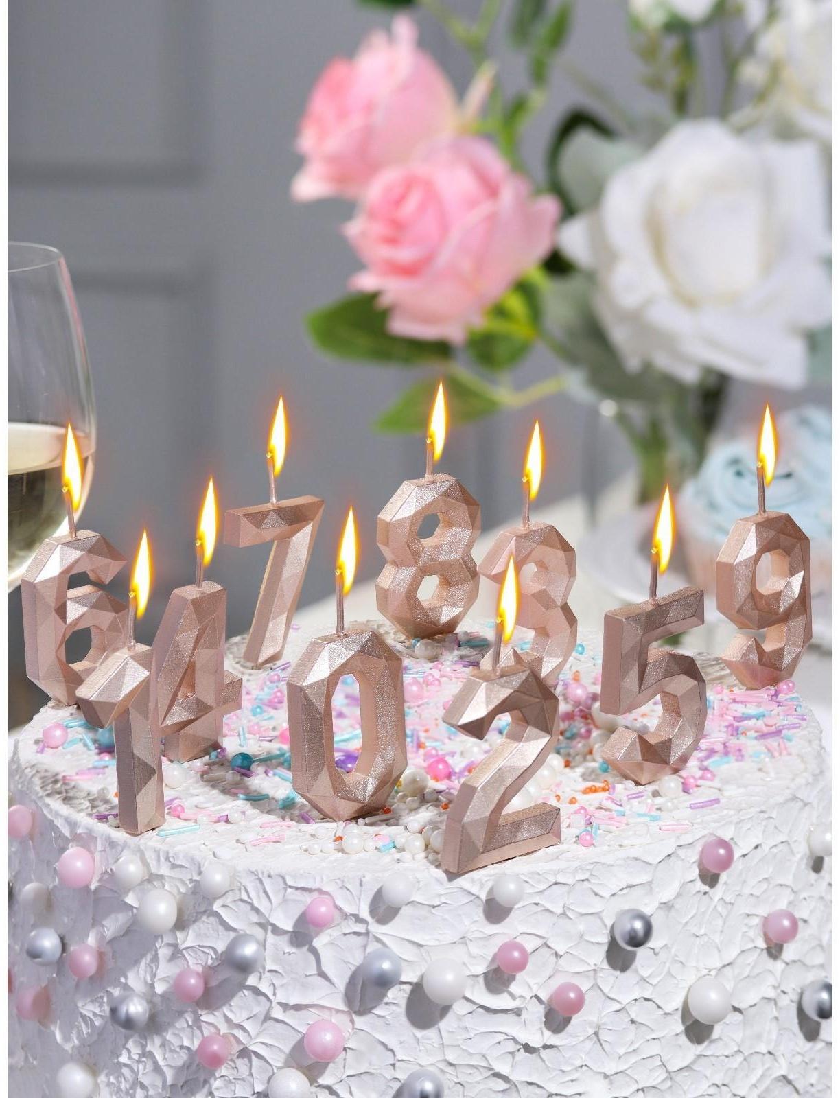 Свеча в торт на шпажке 