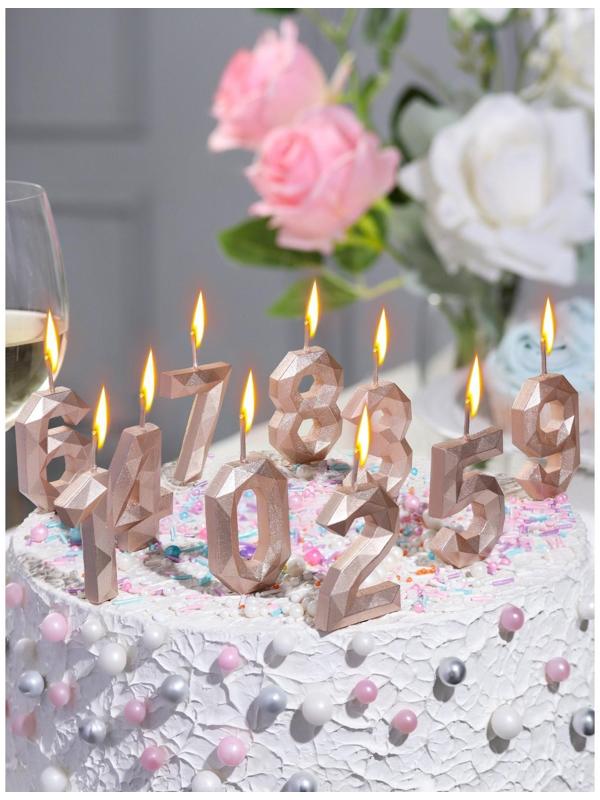 Свеча в торт на шпажке 