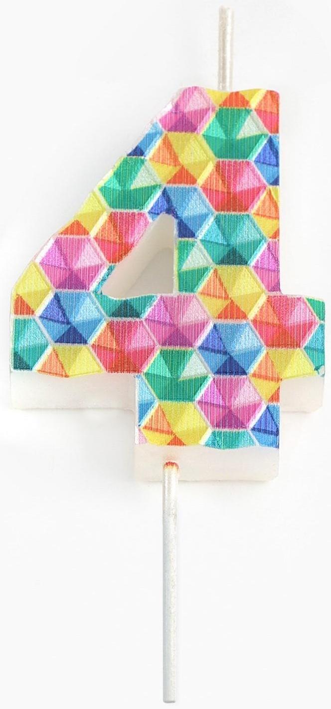 Свеча в торт на шпажке 