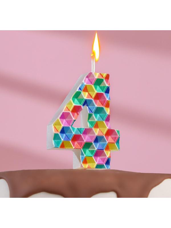 Свеча в торт на шпажке 