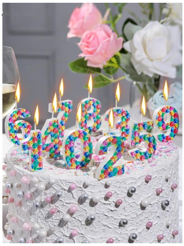 Свеча в торт на шпажке 